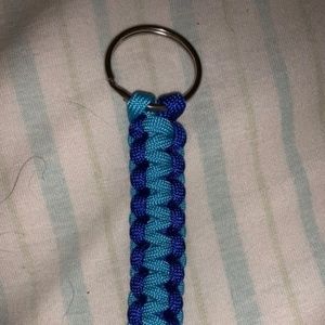 Dark blue/ Light blue Key Chain Tab